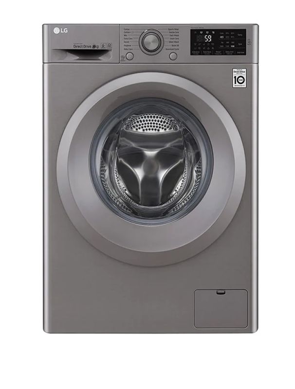 LG 8KG FRONT LOAD WASHING MACHINE  - 2J5TNP7S (SILVER)