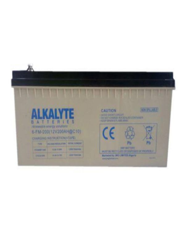 ALKALYTE BATTERY/VRLA/200AH/24V-6-FM-200