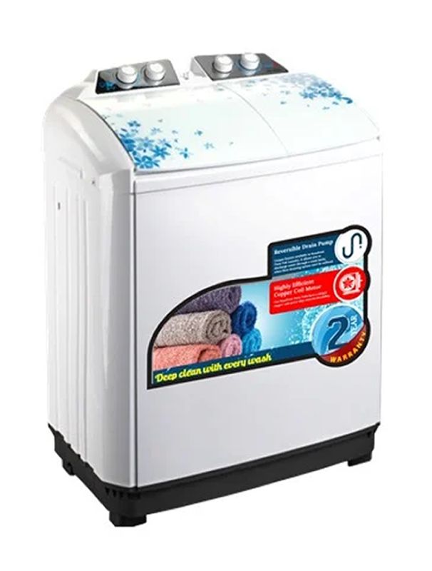 SCANFROST 9.2KG SEMI AUTOMATIC TWIN TUB WASHING MACHINE - SFSANTTC10