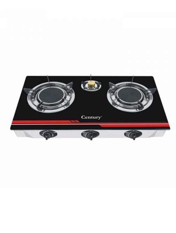 CENTURY TABLE GAS STOVE GLASS-CGS301-B