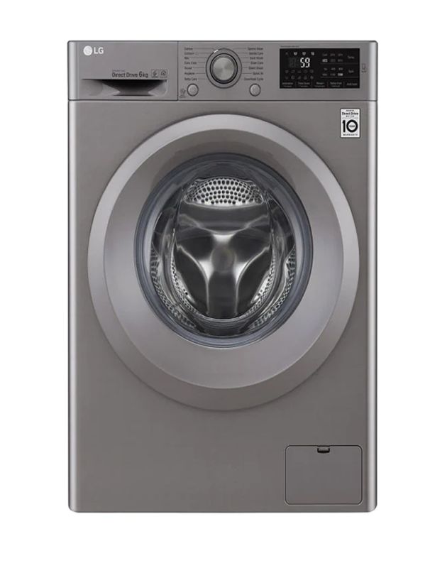 LG 6KG FRONT LOAD WASHING MACHINE - F2J5NNP7S