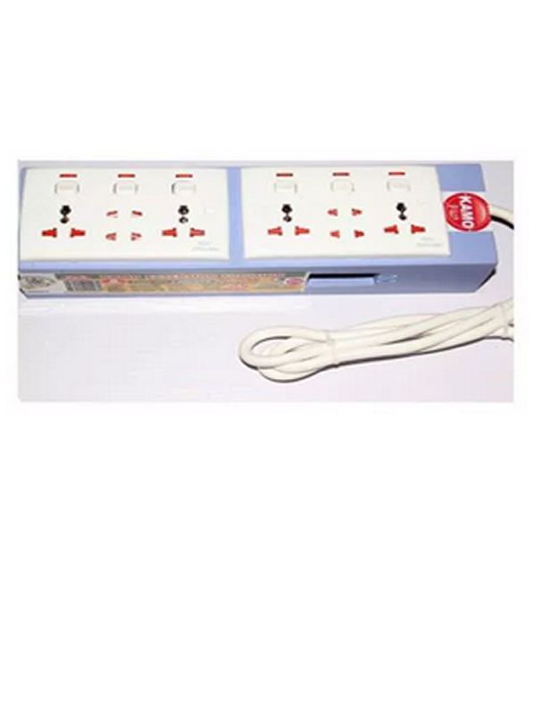 KAMO EXTENSION 8 POINTS WITH CIRCUIT BREAKER