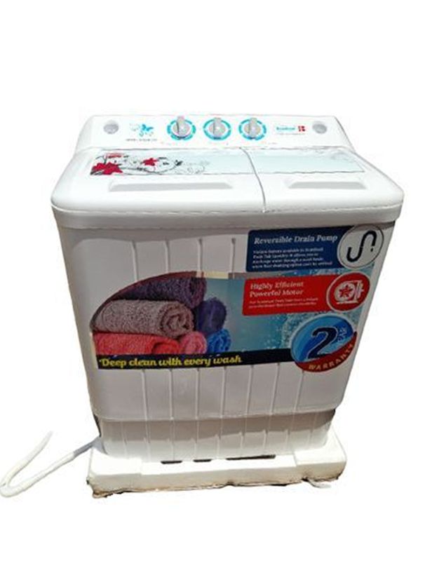 SCANFROST 6KG SEMI AUTOMATIC TWIN TUB WASHING MACHINE - SFSANTTA6